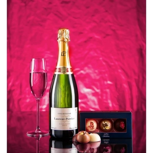 123 Flowers Laurent Perrier and Chocolates
