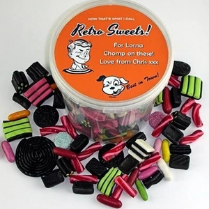 A Quarter Of Personalised Liquorice Selection Bucket (20+designs)