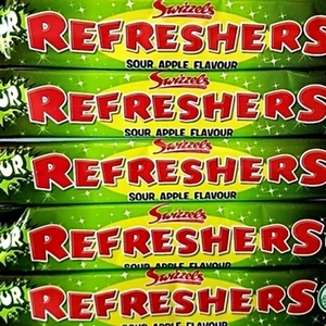 A Quarter Of Sour Apple Refreshers Chew Bar