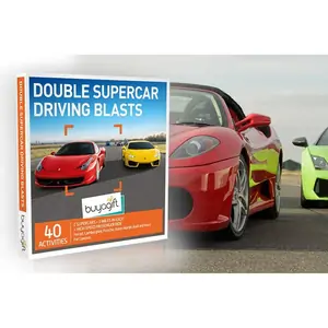 Buy A Gift Double Supercar Driving Blasts Experience Box