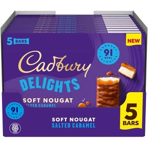 Cadbury Gifts Direct Cadbury Delights Soft Nougat Salted Caramel (Box of 9)