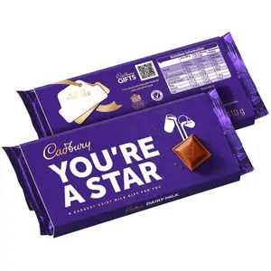 Cadbury Gifts Direct Cadbury Youre a star Dairy Milk Chocolate Bar with Sleeve 110g