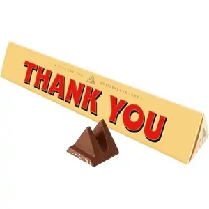 Cadbury Gifts Direct Toblerone Thank You Chocolate Bar with Sleeve