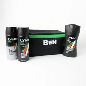 Custom Gifts Personalised Lynx Washbag