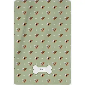 Custom Gifts Personalised Bulldog Blanket - Pattern