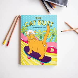Firebox The Cat Butt Colouring and Activity Book