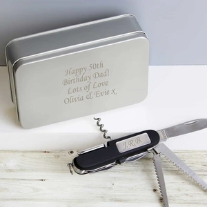 For You Personalised Gifts Personalised Pen Knife and Box Set