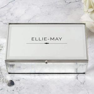 For You Personalised Gifts Classic Mirrored Jewellery Box