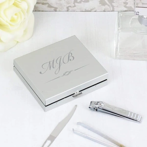For You Personalised Gifts Initials Manicure Set