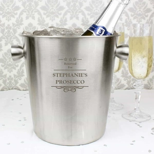 For You Personalised Gifts Decorative Stainless Steel Ice Bucket