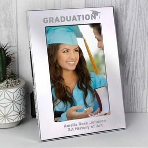 For You Personalised Gifts Silver 4x6 Graduation Photo Frame