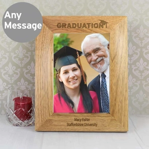 For You Personalised Gifts 5x7 Graduation Wooden Photo Frame