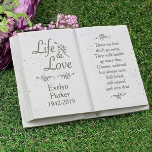 For You Personalised Gifts Life & Love Memorial Book