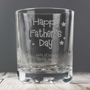 For You Personalised Gifts Happy Fathers Day Stars Stern Tumbler