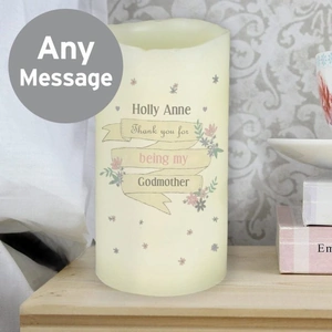 For You Personalised Gifts Garden Bloom LED Candle