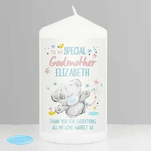 For You Personalised Gifts Me to You Godmother Pillar Candle
