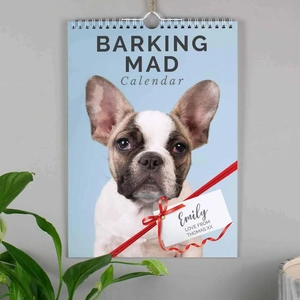 For You Personalised Gifts Personalised A4 Barking Mad Calendar