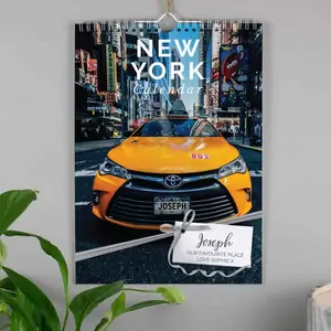 For You Personalised Gifts Personalised A4 New York Calendar