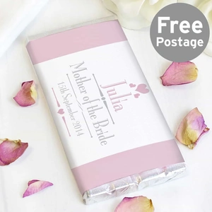 For You Personalised Gifts Decorative Wedding Female Milk Chocolate Bar