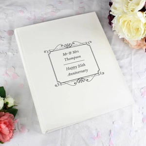 For You Personalised Gifts Silver Album With Sleeves