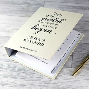 For You Personalised Gifts Our Greatest Adventure Wedding Planner