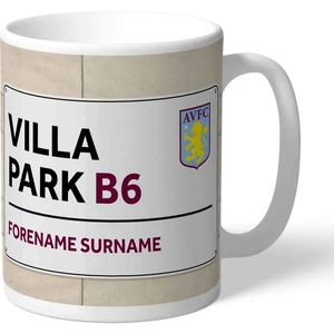 For You Personalised Gifts Aston Villa FC Street Sign Mug