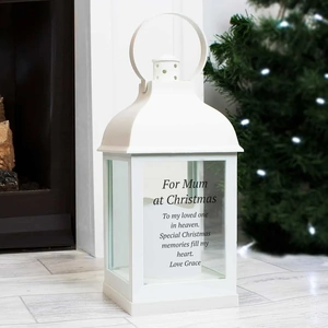 For You Personalised Gifts Personalised White Lantern
