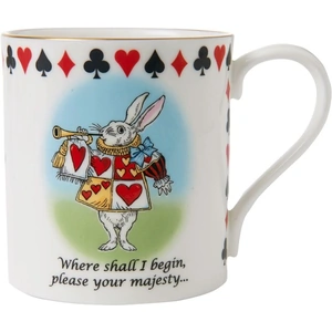 Fortnum & Mason Halcyon Days Alice In Wonderland White Rabbit Mug