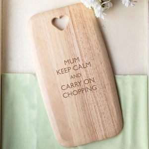Getting Personal Personalised Colonial Large Chopping Board - Keep Calm