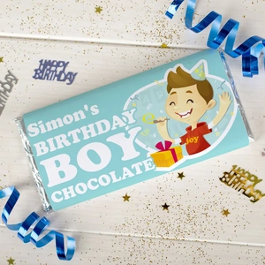 Getting Personal Personalised Chocolate Bar - Birthday Boy