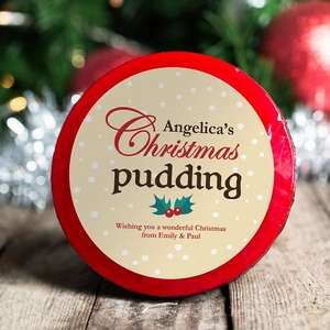 Getting Personal Personalised Christmas Pudding - Holly Pudding
