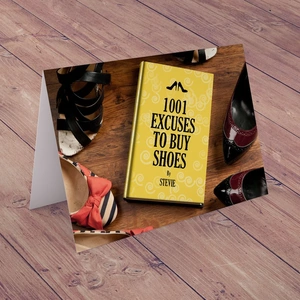 Getting Personal Personalised Card - 1001 Excuses to buy Shoes