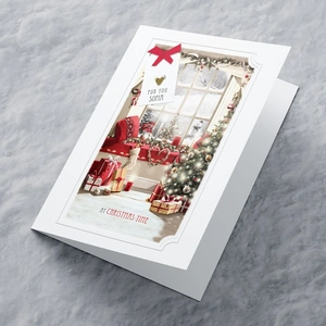Getting Personal Personalised Christmas Card - Presents By The Window