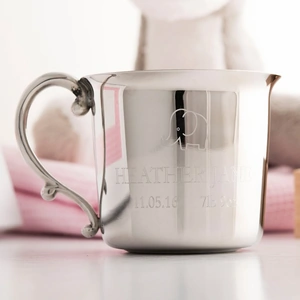 Getting Personal Personalised Stainless Steel Baby Cup - Elephant, New Baby