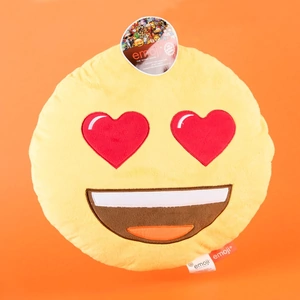 Getting Personal Heart Eyes Emoji Cushion