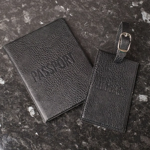 Getting Personal Luggage Tag & Passport Holder