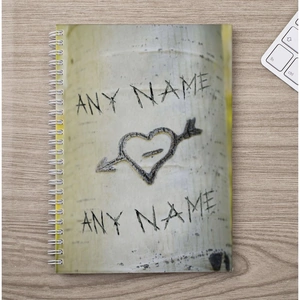Getting Personal Personalised Notebook - Tree Carving