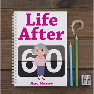 Getting Personal Personalised Notebook - Life After 60 for Her