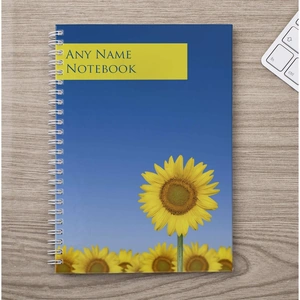 Getting Personal Personalised Notebook - Sunflower