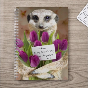 Getting Personal Personalised Notebook - Mother's Day Meerkat