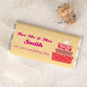 Getting Personal Personalised Chocolate Bar - On Your Wedding Day