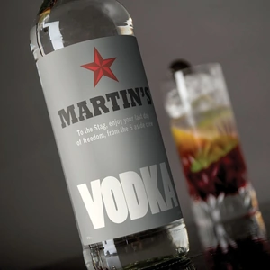 Getting Personal Personalised Vodka - Red Star