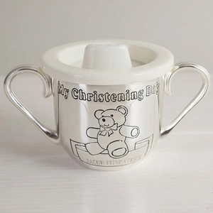 Getting Personal Engraved My Christening Day Baby Cup