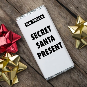 Getting Personal Personalised Chocolate Bar - No Frills Secret Santa