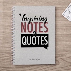 Getting Personal Personalised Notebook - Inspiring Notes And Quotes