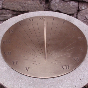 Getting Personal Personalised Classic Brass Sundial