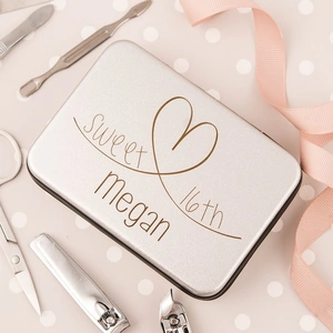 Getting Personal Personalised Luxury Manicure Set - Sweet 16th