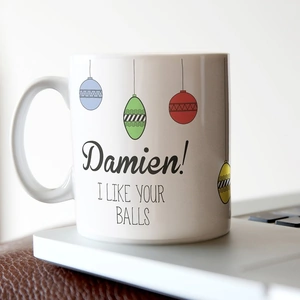 Getting Personal Personalised Mug - I Like Your Balls
