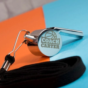 Getting Personal Personalised Stainless Steel Whistle - Coach