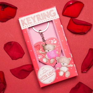 Getting Personal Hugs Valentine's Day Key Ring